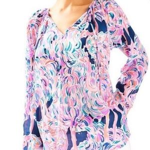 Lilly Pulitzer Willa Tunic Top Women M